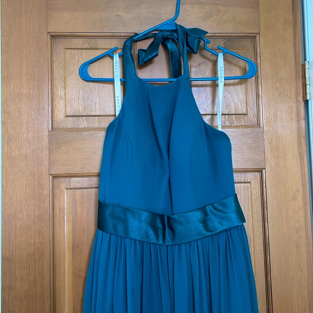 Dark Green Azazie dress